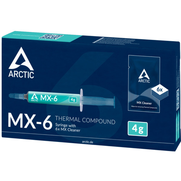 Термопаста Arctic MX-6 4g + 6шт. MX Cleaner (ACTCP00084A) - изображение 3