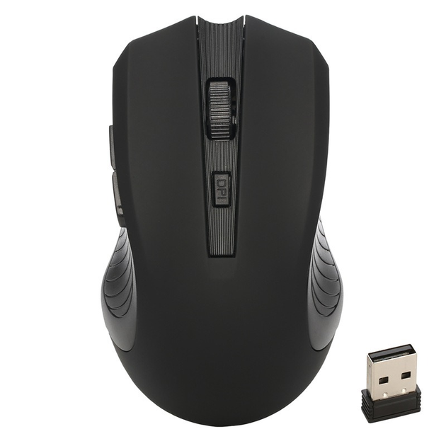 Беспроводная мышь Zeus М220 2.4G для ноутбука/компьютера от батареек 2 ААА Черная - изображение 3