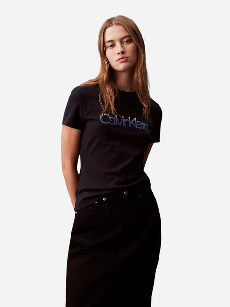 Футболка бавовняна жіноча Calvin Klein 712702362 XS Чорна від Rozetka на платформі USKIDKA Акція на Футболка бавовняна жіноча Calvin Klein 712702362 XS Чорна від Rozetka