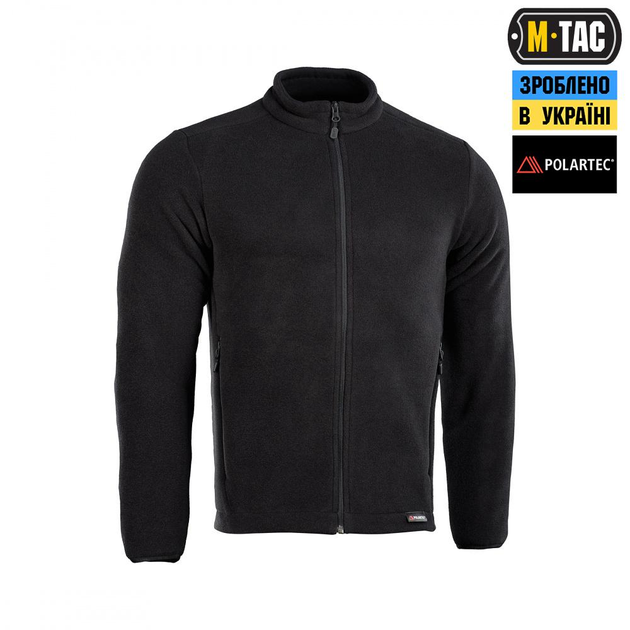 Тактична флісова кофта M-Tac Nord Fleece Polartec, розмір 3XL, колір Чорний - изображение 1