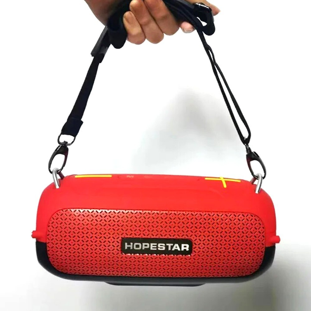 Минидинамик Bluetooth Hopestar A41 Красный 00692288 - изображение 3