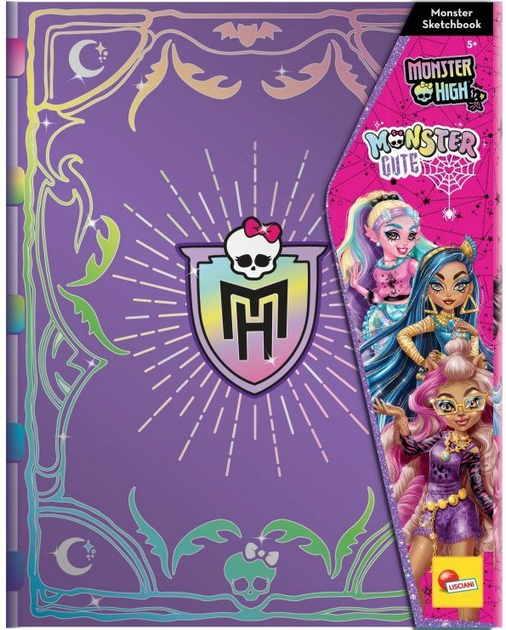 Szkicownik Lisciani Monster High Monster Cute (9788833512846) - obraz 1