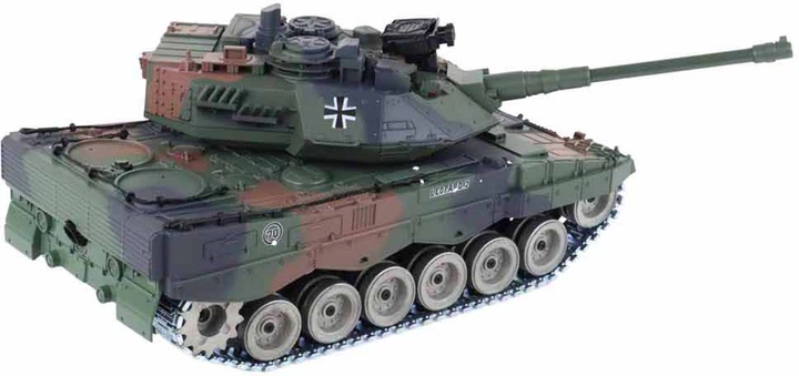 Czołg zdalnie sterowany LEAN Toys German Leopard RC Remote Controlled 1:18 (5905679078129) - obraz 3