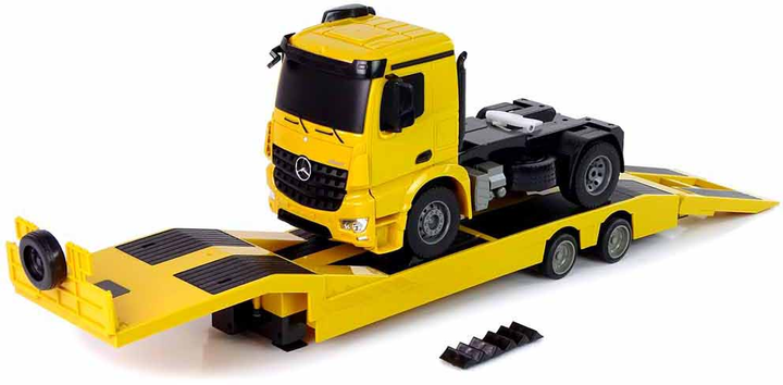 Laweta zdalnie sterowana Leantoys Mercedes Arocs 1:20 Żółta (5905323210387) - obraz 2