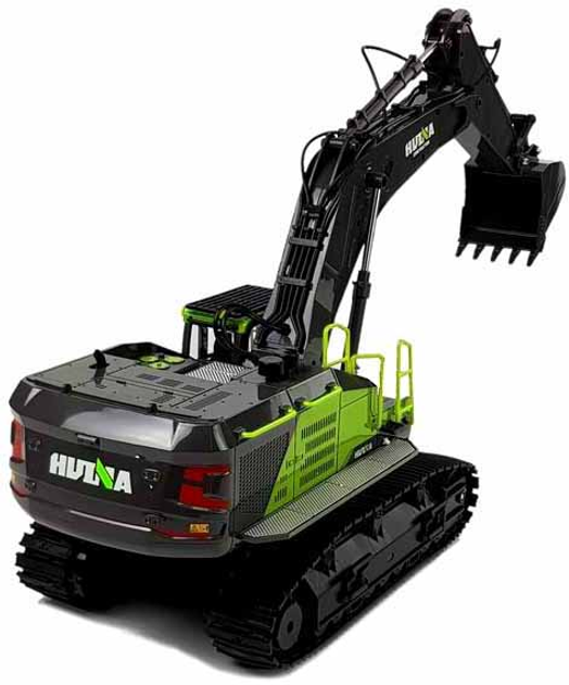 Koparka zdalnie sterowana LEAN Toys Huina Zielona (5903802453720) - obraz 3
