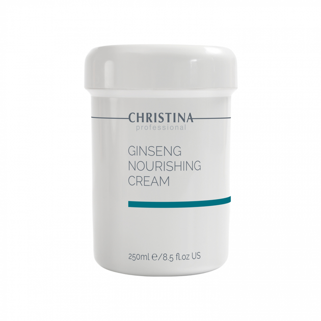 Живильний крем з женьшенем для нормальної та сухої шкіри Christina Ginseng Nourishing Cream 250 мл - Фото 1 Живильний крем з женьшенем для нормальної та сухої шкіри Christina Ginseng Nourishing Cream 250 мл - изображение 1