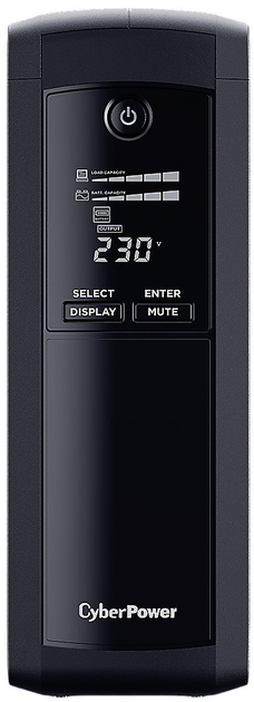 ДБЖ CyberPower Value Pro VP1200EILCD 720Вт/1200ВА - зображення 2