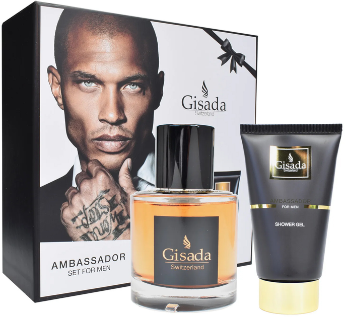 Zestaw męski Gisada Ambassador Woda perfumowana 50 ml + Żel pod prysznic 100 ml (7640164030609) - obraz 1