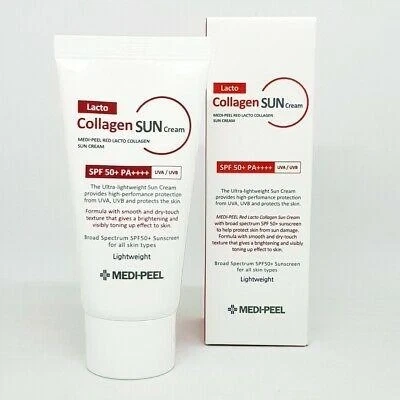 Сонцезахисний крем із колагеном і пробіотиками Medi-Peel Red Lacto Collagen Sun Cream 50 мл - зображення 4