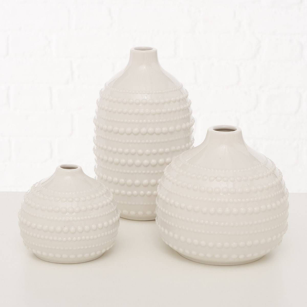 Wazon Boltze Meruna dekoracyjny porcelanowy 3 szt (4066076166251) - obraz 3