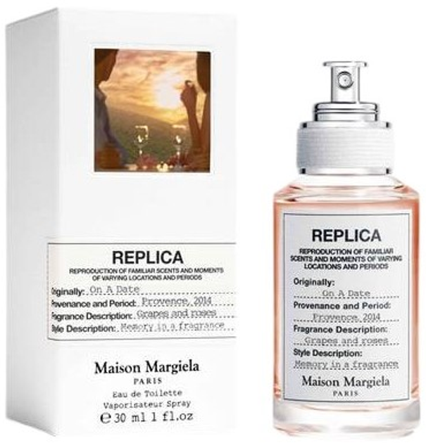 Woda toaletowa unisex Maison Margiela Replica On A Date 30 ml (3614273711777) - obraz 1