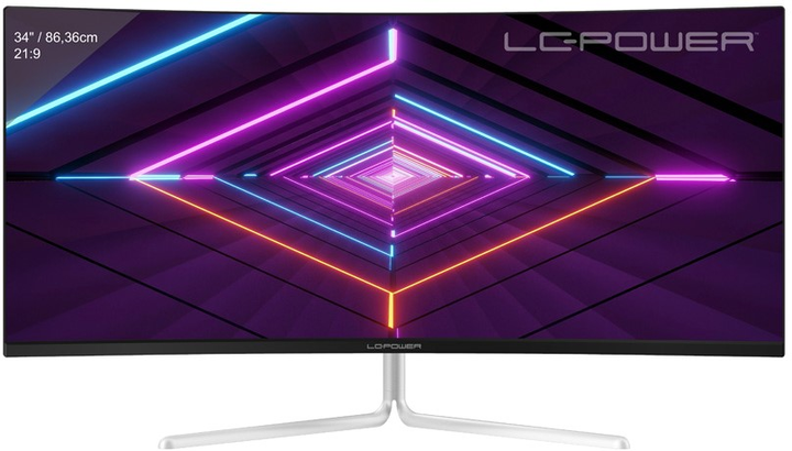 Монітор 34" LC-Power LC-M34-UWQHD-100-C-V3 - зображення 1