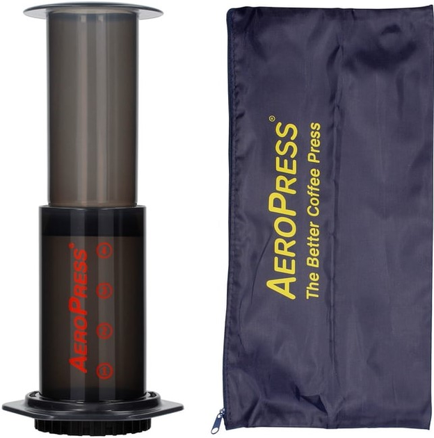 Zestaw AeroPress Zaparzacz do kawy AeroPress + Filtry papierowe 350 szt + Mieszadło + Miarka + Lejek + Pokrowiec 250 ml (085276000824) - obraz 3