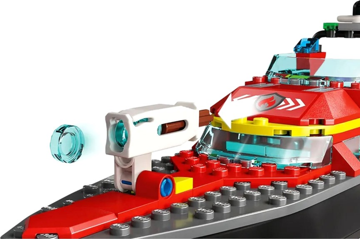 Конструктор LEGO City Пожежний катер 144 деталі 6 шт (60373) - зображення 5