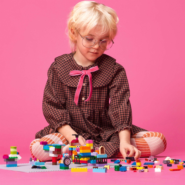 Zestaw klocków LEGO Classic Płytka konstrukcyjna Szara 12 szt (11024) - obraz 6