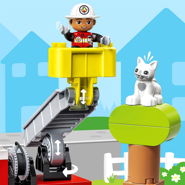Конструктор LEGO Duplo Пожежна машина 21 деталь 4 шт (10969) - зображення 4