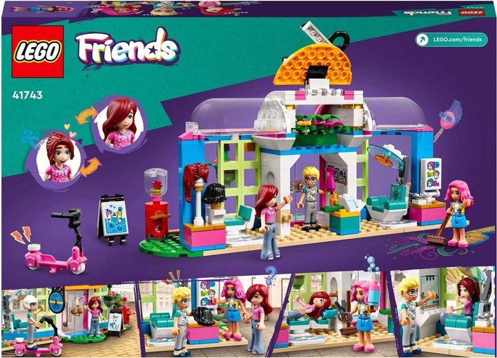 Zestaw klocków LEGO Friends Salon fryzjerski 401 element 4 szt (41743) - obraz 2