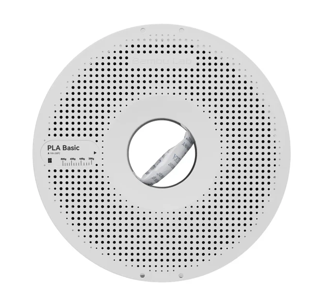 Пластик Bambu Lab PLA Basic Grey (10103) Сирий філамент для ЗD принтера з RFID міткою. З котушкою. - зображення 2