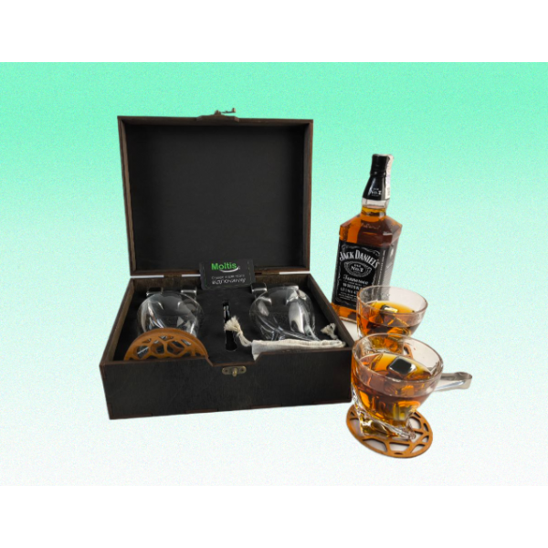 Подарочный деревянный набор для виски из дерева Moltis (MR-1004) 10065 - изображение 4