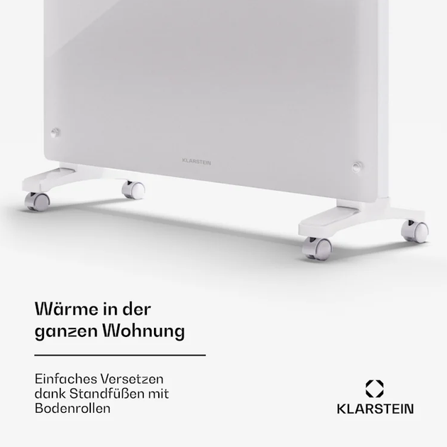 Одинарный конвекционный обогреватель напольный Klarstein Bornholm Smart 2500 Вт - изображение 6