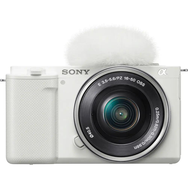 Беззеркальный фотоаппарат Sony ZV-E10 kit (16-50mm) White (ILCZVE10LW ...