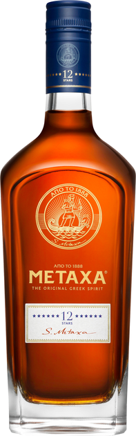 Алкогольный напиток Metaxa 12 звезд 0.7 л 40% (5202795150280) - изображение 1