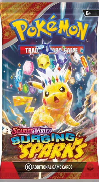 Доповнення Pokémon TCG: Scarlet & Violet - Surging Sparks - Booster Display 36 шт (820650869280) - зображення 5