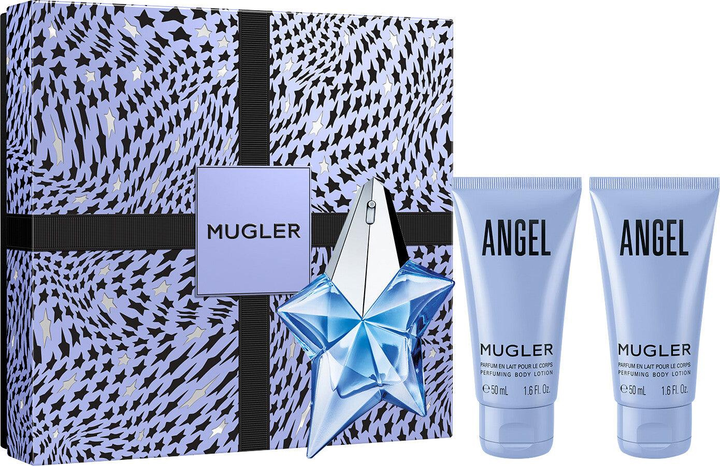 Набір для жінок Mugler Angel Парфумована вода 25 мл + Лосьйон для тіла 2x50 мл (3614273887892) - зображення 1