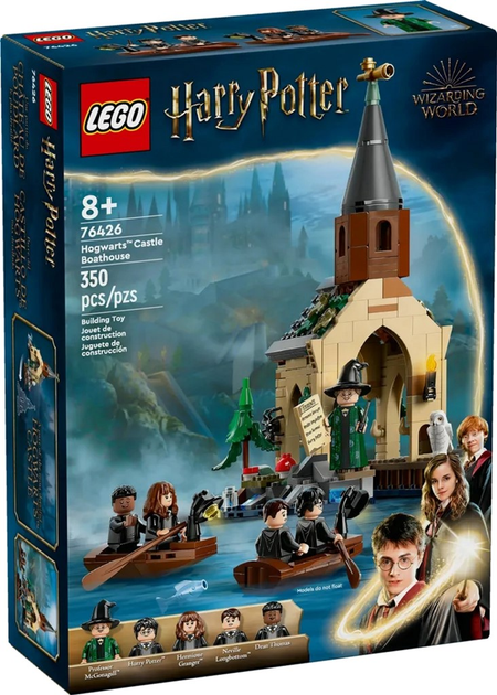 Zestaw klocków LEGO Harry Potter Przystań z łodziami 350 elementów 3 szt (76426) - obraz 1