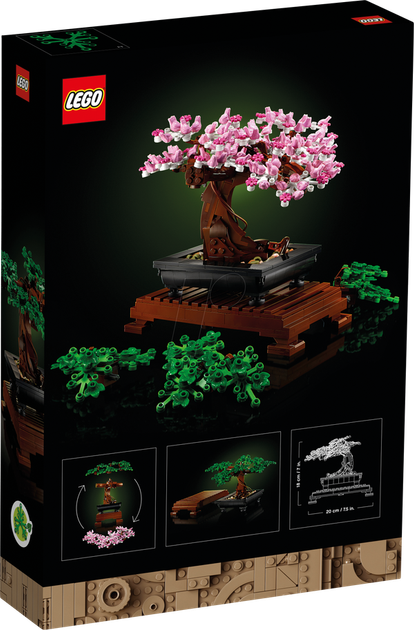 Zestaw klocków LEGO Icons Drzewko bonsai 878 elementów 3 szt (10281) - obraz 2