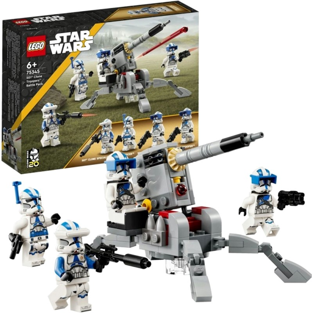 Конструктор LEGO Star Wars Загін солдатів-клонів 119 деталей 4 шт (75345) - зображення 2