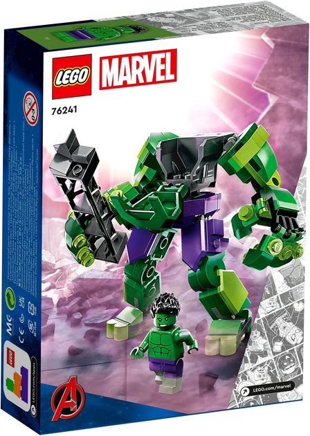 Конструктор LEGO Super Heroes Броня Халка 138 деталей 6 шт (76241) - зображення 2