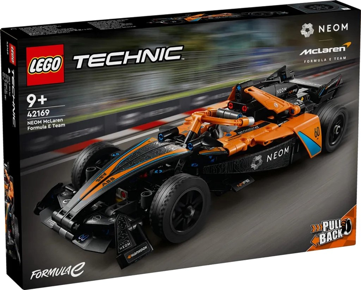 Zestaw klocków LEGO Technics Neom McLaren Formula E Team 452 elementy 4 szt (42169) - obraz 1