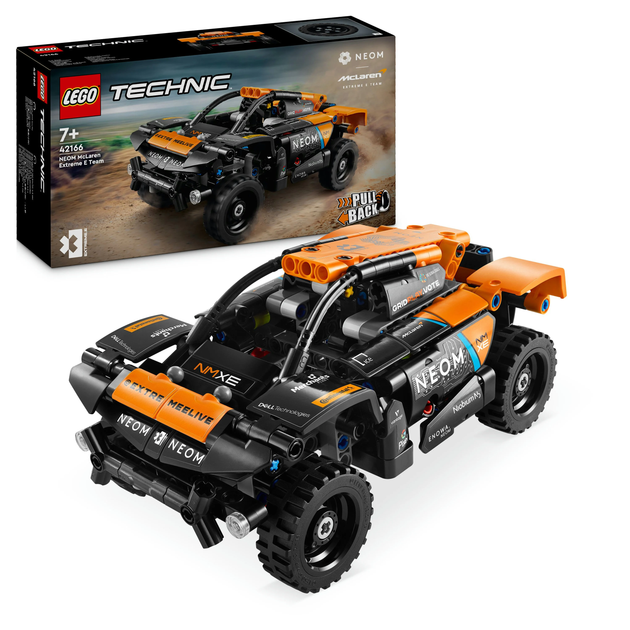Zestaw klocków LEGO Technics Neom McLaren Extreme E Team 252 elementy 4 szt (42166) - obraz 4