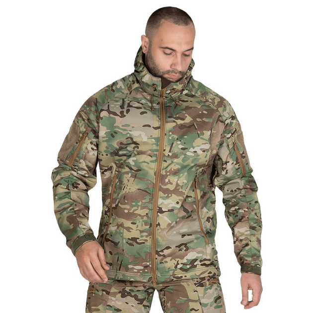 Куртка CM Stalker SoftShell Multicam Camotec розмір M - зображення 2