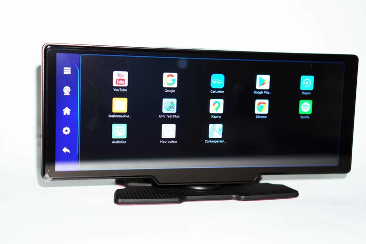 Відеореєстратор на торпеду 10.26" 4K Full HD сенсор 4G Sім GPS Android Wi-Fi Carplay Android Auto Hands-Free FM-трансмітер 2 камери KST99 - Фото 10 Відеореєстратор на торпеду 10.26" 4K Full HD сенсор 4G Sім GPS Android Wi-Fi Carplay Android Auto Hands-Free FM-трансмітер 2 камери KST99 - изображение 10