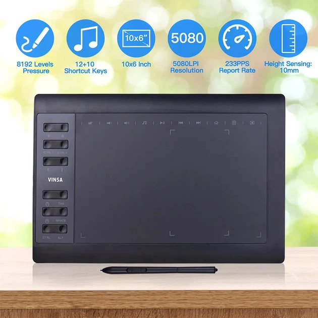 Графический планшет Vinsa Vin1060plus - изображение 7