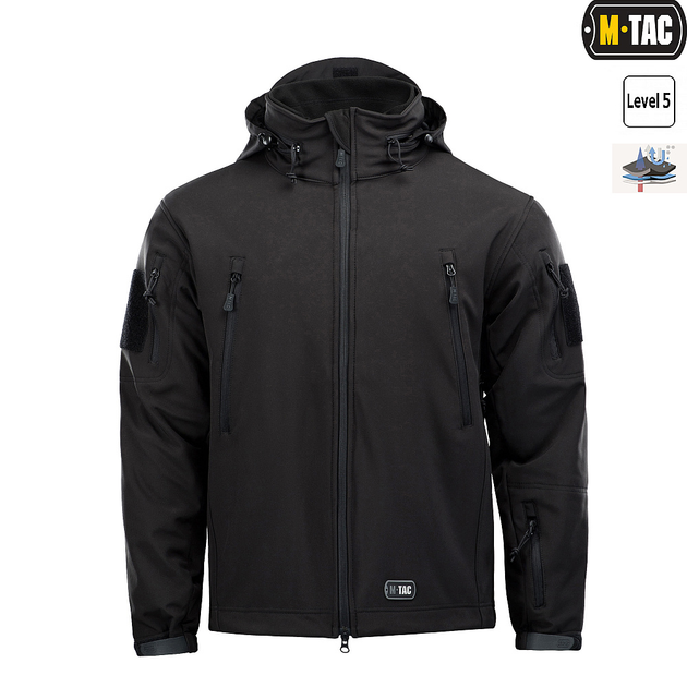 Куртка M-Tac Soft Shell з підстібкою Black L - зображення 2