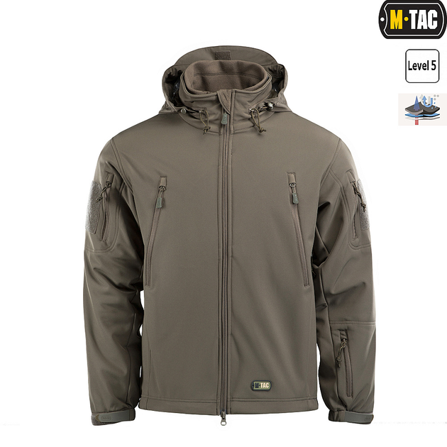 Куртка M-Tac Soft Shell с подстежкой Olive M - изображение 2