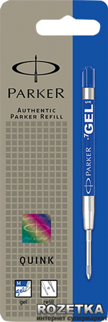 Стержень для шариковой ручки Parker Gel M Синий (Z 02CG) – фото, отзывы ...