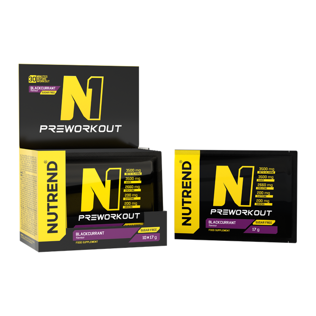 Передтренувальний комплекс Nutrend N1 чорна смородина