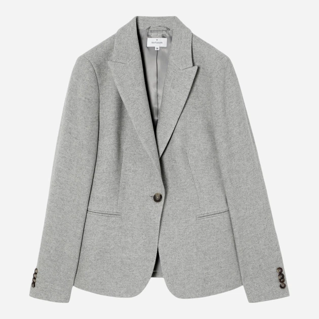 Marynarka damska Tatuum Agnes T2420.021B-910 38 Szara (5900142371714) - obraz 4