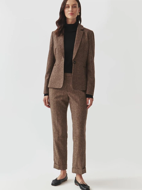 Marynarka damska Tatuum Suzika 1 T2421.023B-169 42 Ciemnobeżowa (5900142378911) - obraz 3