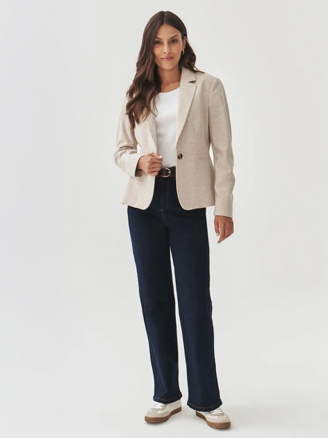 Marynarka damska Tatuum Suzika T2420.022B-153 34 Beżowa (5900142371554) - obraz 3