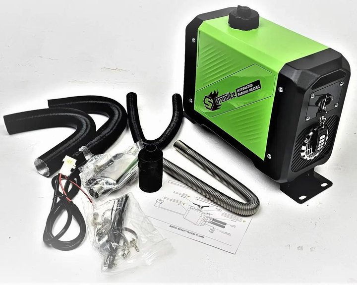 Автономний дизельний обогреватель повітряний отопитель GREELITE PRO MAX 5000 12V 5 кВт Автономка Webasto Вебасто з низьким рівнем шуму - зображення 5