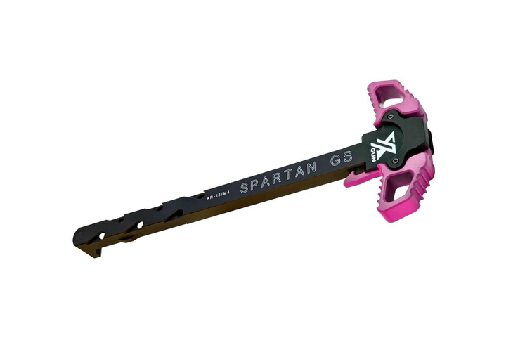 Рукоятка взведения Xgun Spartan GS двусторонняя AR15, pink - изображение 1