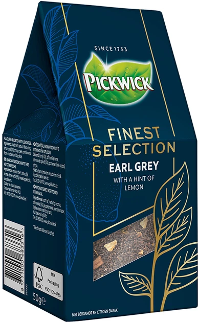 Упаковка чая черного Pickwick Finest Selection с бергамотом и цитрусовыми 50 г x 4 шт (8711000683323) - Фото 2 Упаковка чая черного Pickwick Finest Selection с бергамотом и цитрусовыми 50 г x 4 шт (8711000683323) - изображение 2