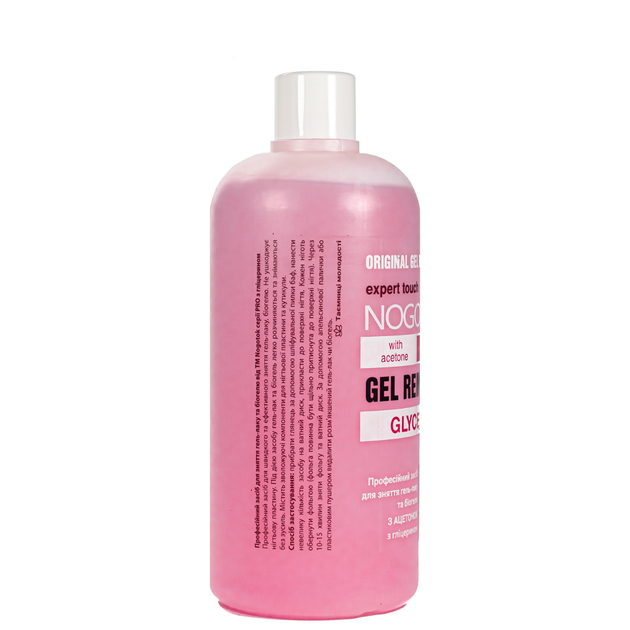 Рідина для зняття гель-лаку Жидкость для снятия гель-лака NOGOTOK PRO Gel Remover з гліцерином 500 мл - зображення 3