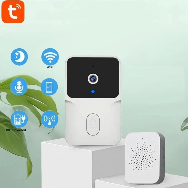 Безпровідний відеодзвінок з Wi-Fi Smart Doorbell M6 - зображення 2