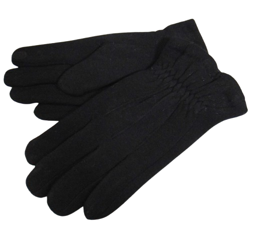 Мужские перчатки трикотаж на меху Anjela 10 черные В0101 от продавца ...